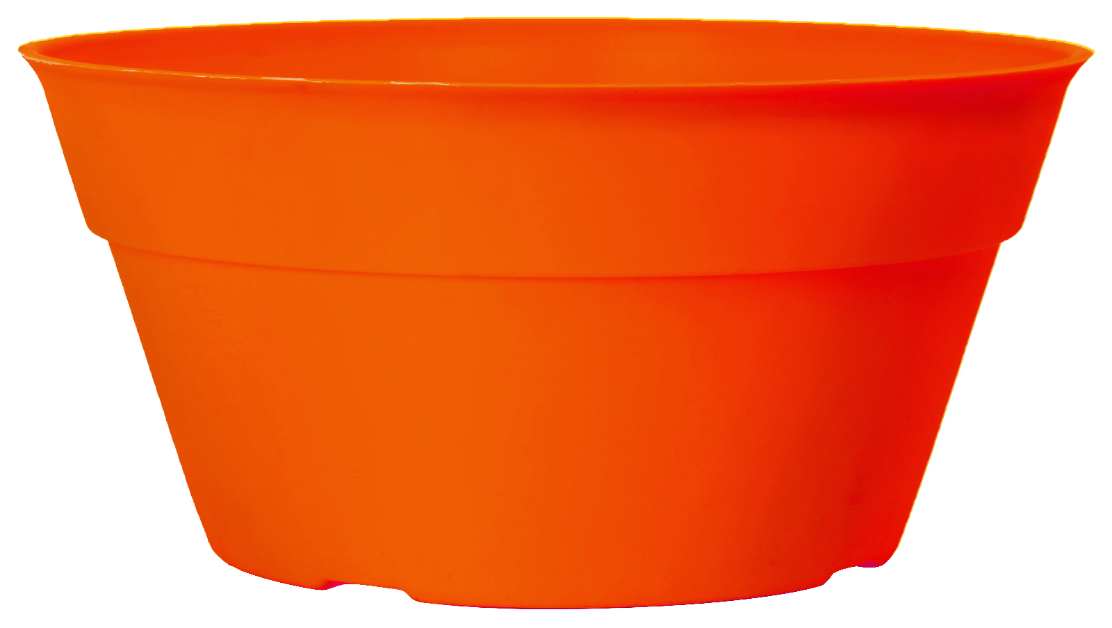 10 Inch Euro Bowl Orange - 95 per case - Decorative Planters